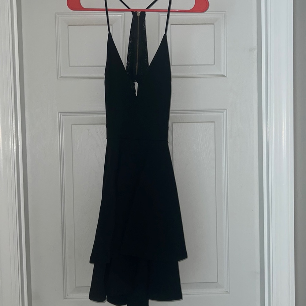 Black Windsor dress! With lace back